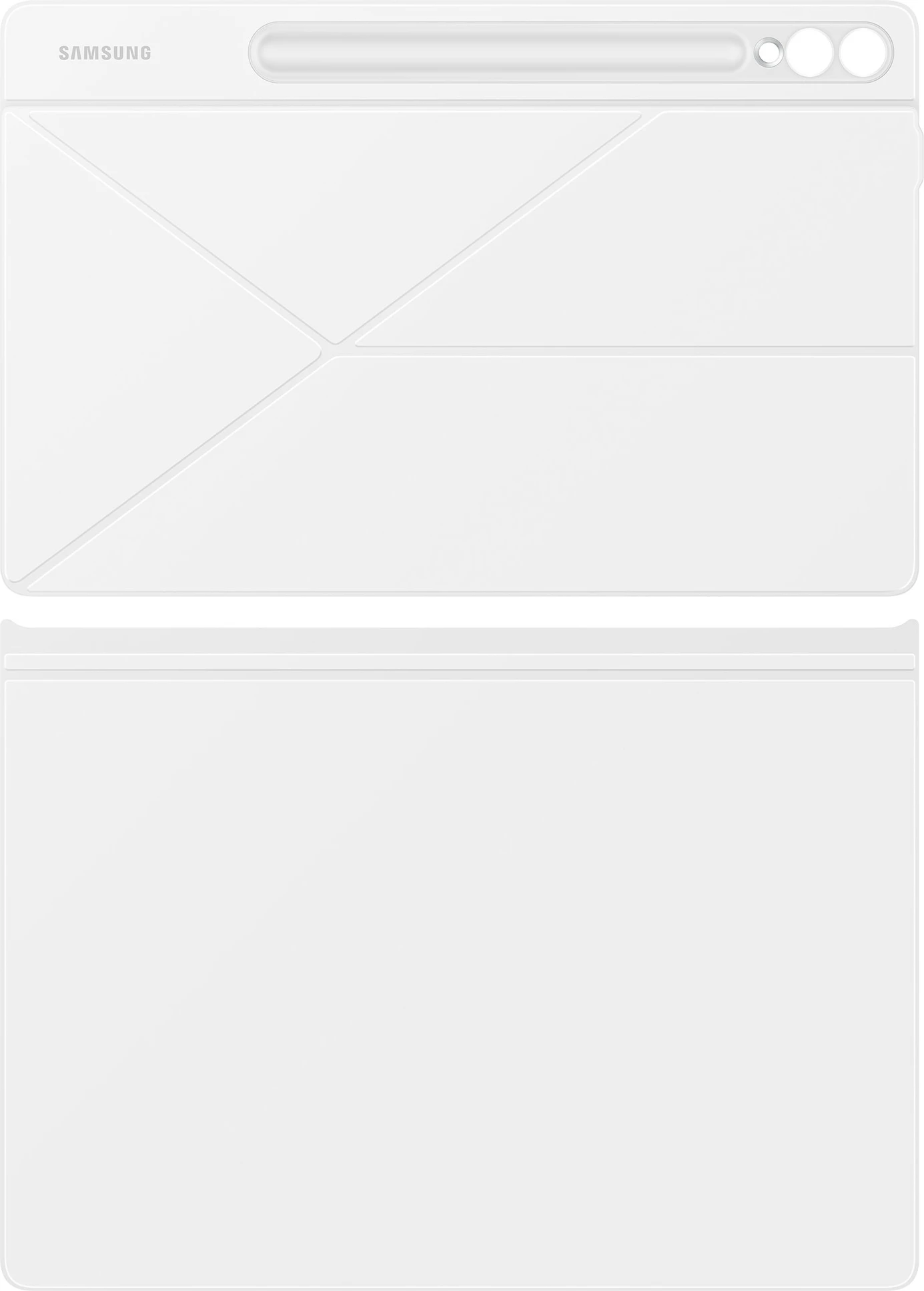 Mbështjellës Samsung Galaxy Tab S9+, Flip case, 31.5 cm, Bardhë