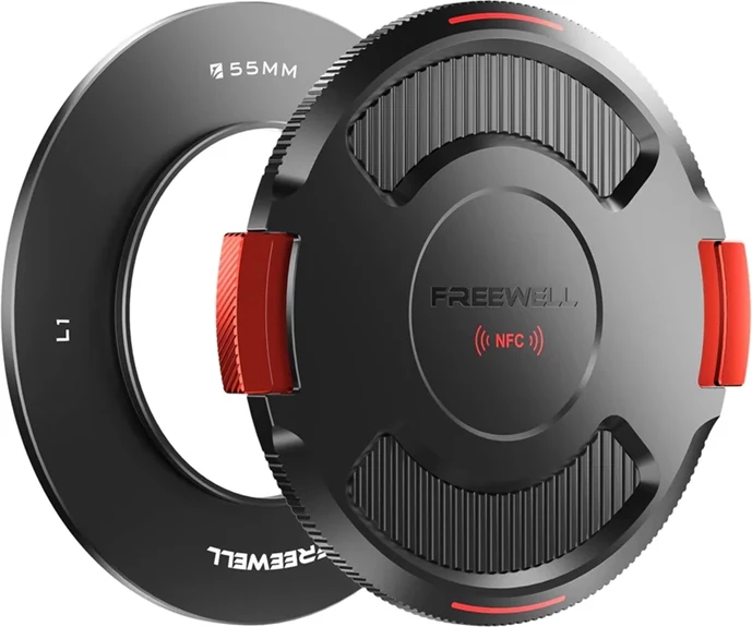 Unazë bazë filtri Freewell FW-L1-BL55 55 mm me kapak NFC për sistem Real Locking VND/CPL, set 2 copë