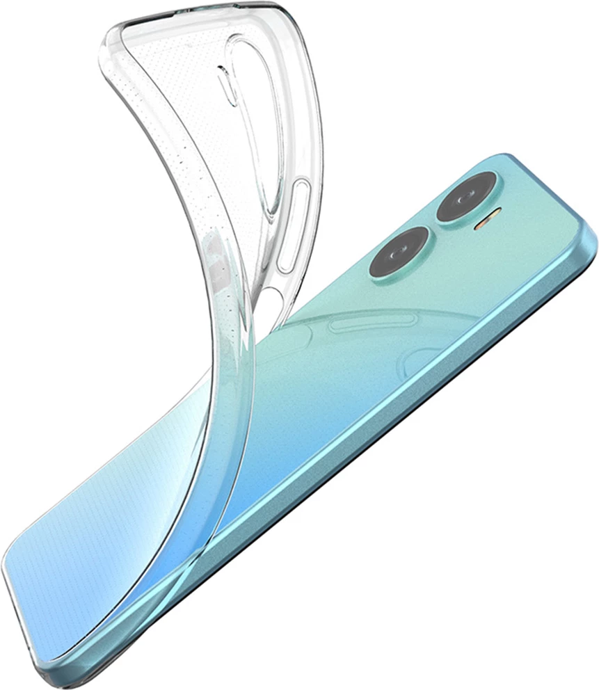 Mbështjellës Hurtel Ultra Clear 0.5mm për Vivo Y16 / Vivo Y02s, Transparent