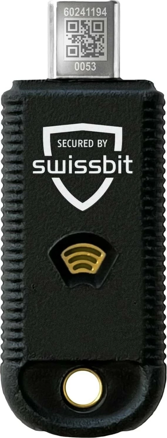 USB Swissbit iShield Key Pro, USB-C/NFC, e zezë