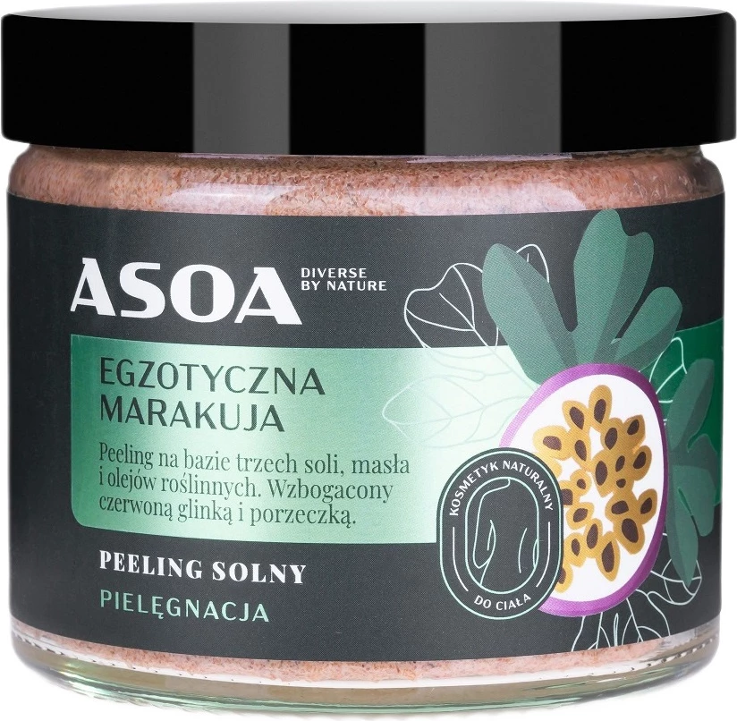 Peeling trupor për femra Asoa Exotic Passion Fruit, 250ml