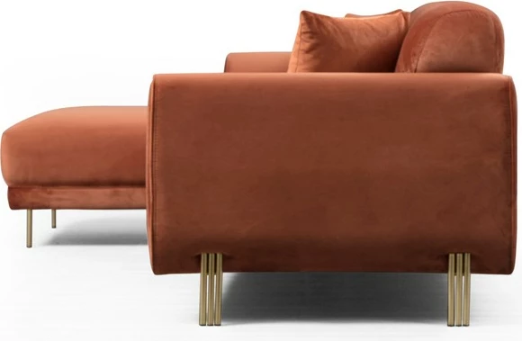 Kënd-sofë krevate Atelier del Sofa, këndi majtas, ngjyrë kanelle (Chl-3R)