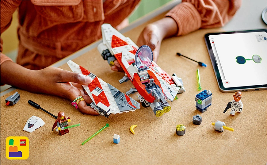 Set ndërtimi LEGO Jedi Bob's Starfighter, 305 pjesë, shumëngjyrësh