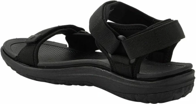 Sandale për femra Lee Cooper me rripa velcro, të zeza