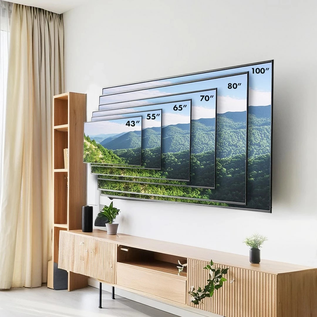Mbajtës muri për TV Maclean MC-422, 43"-100", i zi