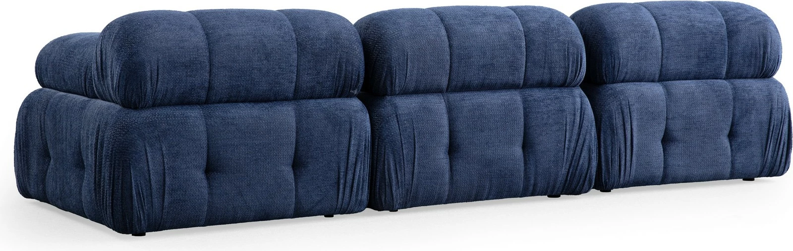 Divan treshe Atelier del Sofa, Petite 3, ngjyrë blu e natës