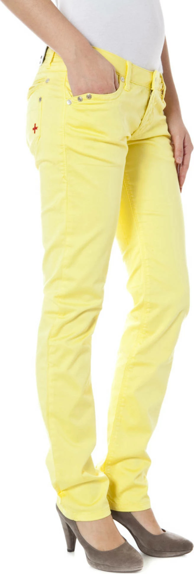 Pantallona ZUELEMENTS femra, të verdha