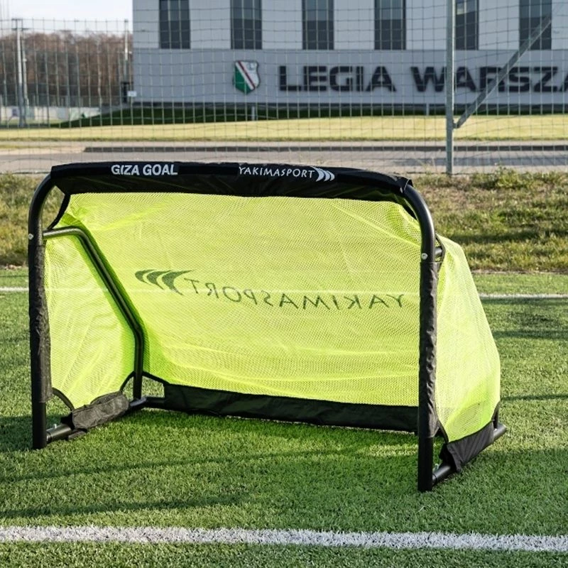 Rrjetë porte futbolli Yakima Giza 100810, e verdhë