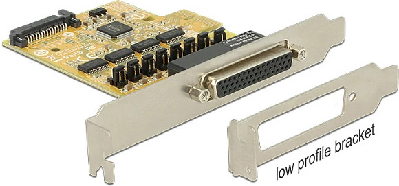 Kartë zgjerimi PCIe DeLOCK 89447, 4x Serial RS-232, PCIe 2.0