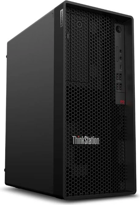 Kasë Lenovo ThinkStation P2 Tower Gen 2, Intel Core Ultra 7 265K, 64 GB RAM, 2x1TB SSD, RTX 5070 12GB, Windows 11 Pro, e zezë