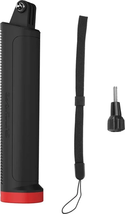 Mbajtëse notuese për kamera sportive, Sunnylife, TY-Q9260, kompatibilitet universal, rrip kyçi, gjatësi 192 mm, e zezë/e kuqe