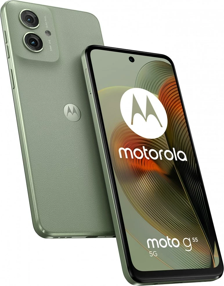 Celular Motorola moto g55 5G, 6.49", 8 GB RAM, 256 GB, Gjelbër