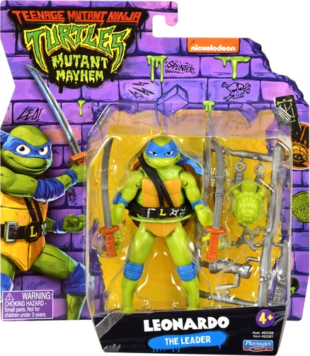Teenage Mutant Ninja Turtles Mutant Mayhem - Figura e Leonardo