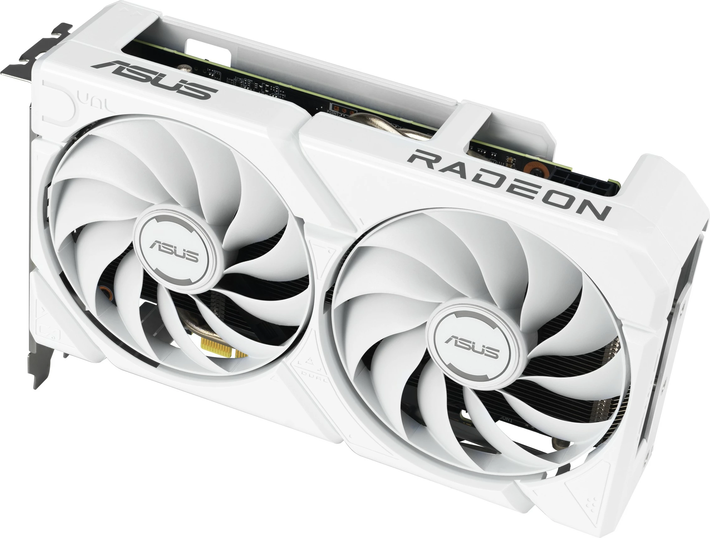 Kartelë grafike ASUS RX 9060 XT DUAL 16GB GDDR6 e bardhë