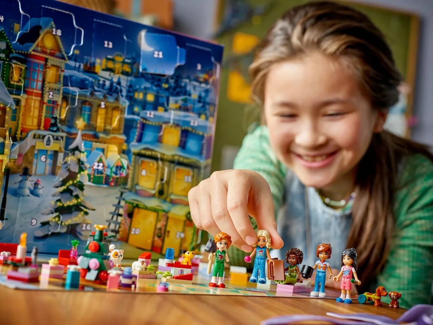 Kalendar adventi LEGO Friends 42668, 237 pjesë, 5 minifigura, për fëmijë, shumëngjyrësh