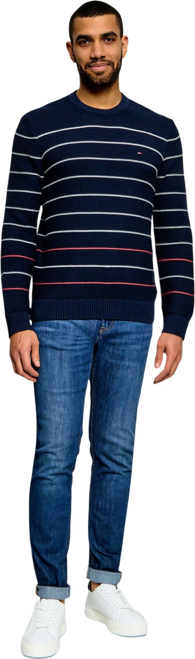 Xhemper për meshkuj Tommy Hilfiger Jeans DM0DM23384, blu e errët [Madhësia: S]