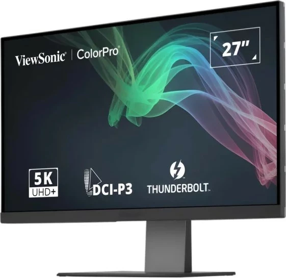 Monitor ViewSonic ColorPro VP2788-5K, 27 inç, Thunderbolt 4, 99% DCI-P3, gri