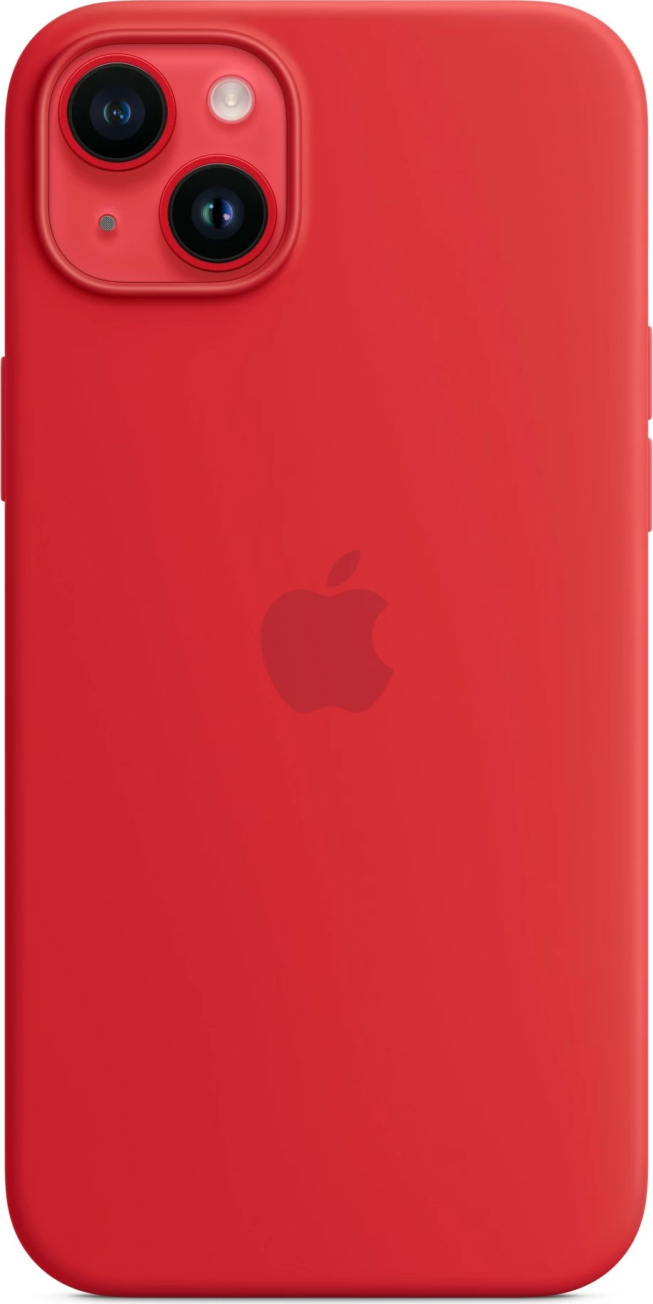 Mbështjellës Apple iPhone 14 Plus Silicone Case MagSafe i kuq