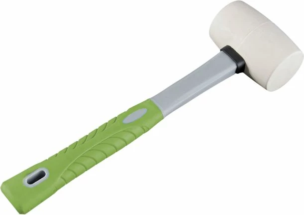 çekiç gome BRUNNER HIT 0203048N, kokë gome, dorezë anti-rrëshqitëse, 28.5 cm, Ø 52 mm, 390 g, jeshil/gri