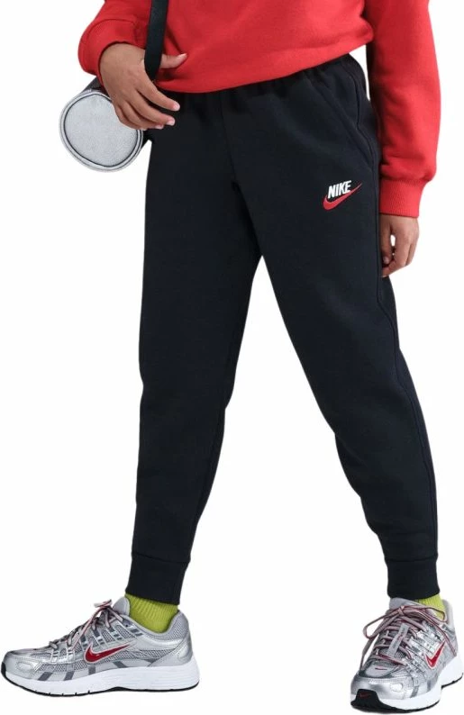 Pantallona sportive Nike Sportswear Club Fleece për fëmijë, të zeza