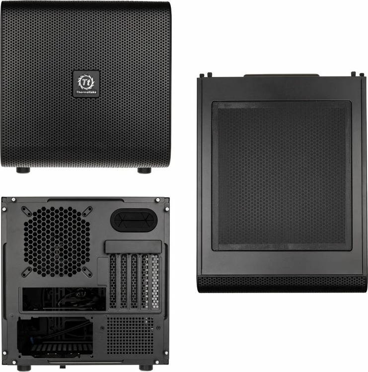 Kasë Thermaltake Core V21 (CA-1D5-00S1WN-00), Micro-ATX/Mini-ITX, Cube Tower, pa furnizim rryme, e zezë