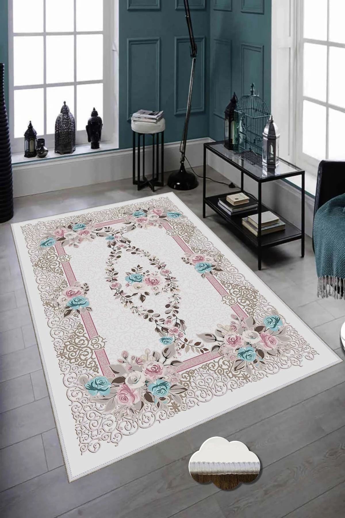 Qilim (50x80) Conceptum Hypnose, Hmnt862, shumëngjyrësh