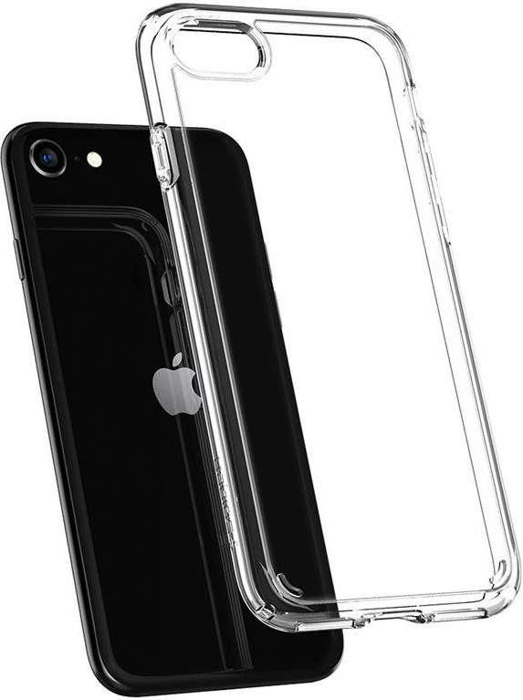 Mbështjellës Spigen Ultra Hybrid për iPhone 7 / 8 / SE (2020/2022), rezistent rënieve MIL-STD 810G, transparent