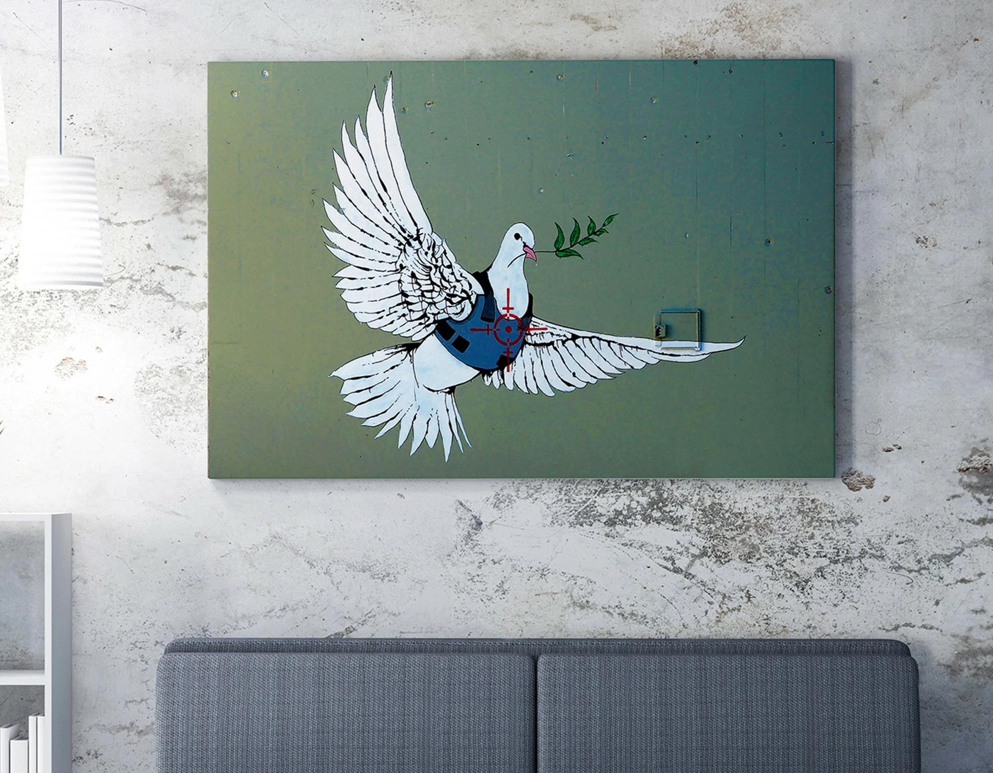 Pikturë dekorative në kanavacë, Banksy, shumëngjyrëshe, WY15, 50x70cm