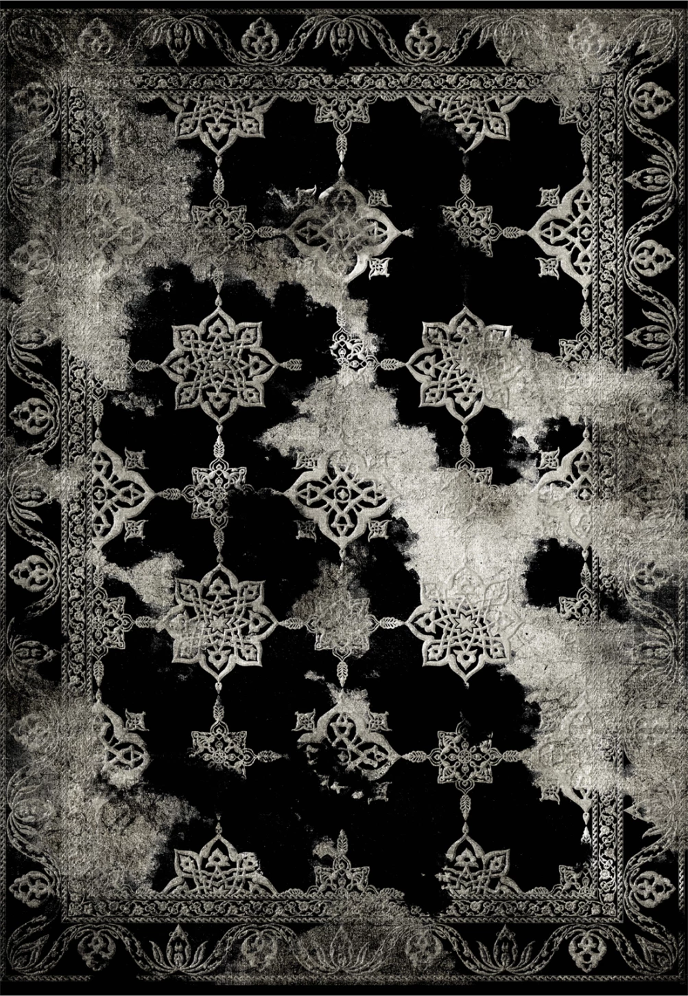 Tapet JOSIANE, ngjyrë e zezë, FH7676.17, 80x150 cm