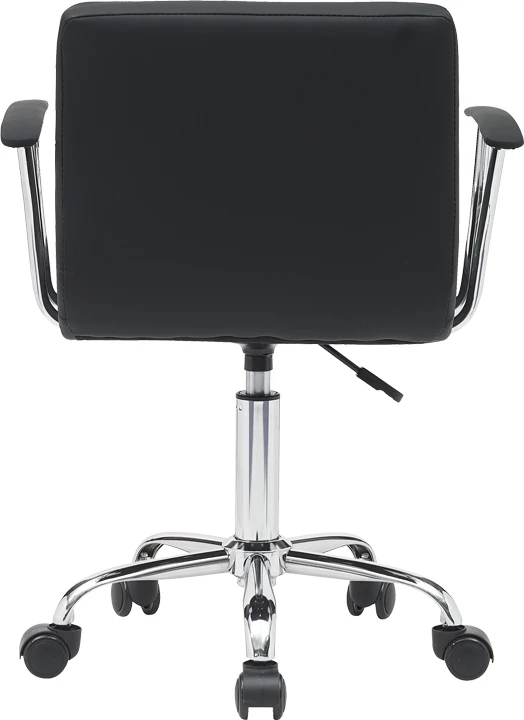 Karrige zyre Buleco pu e zezë 56x46x74-86cm