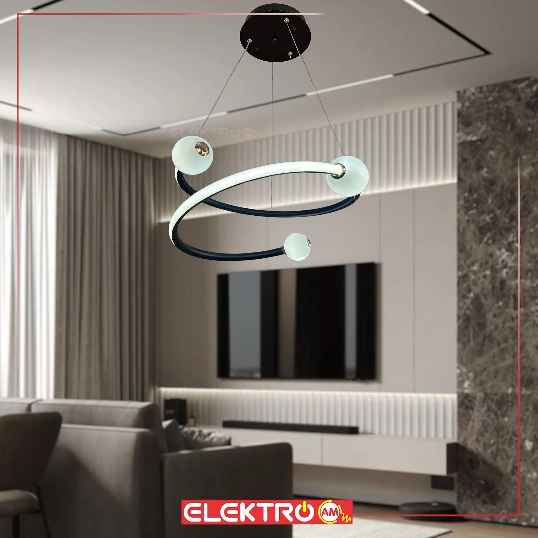 Abazhur LED i varur 8005-BK