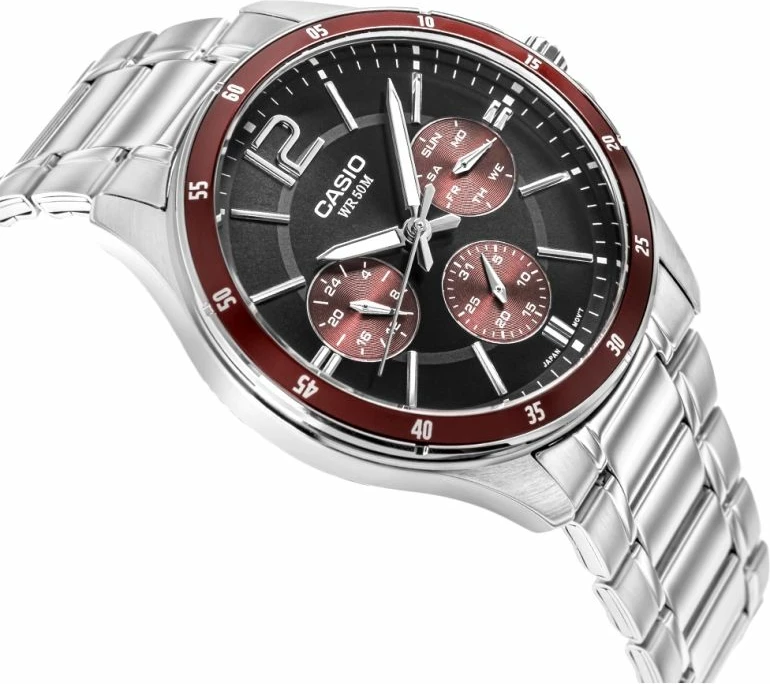 Orë dore për meshkuj CASIO, argjend
