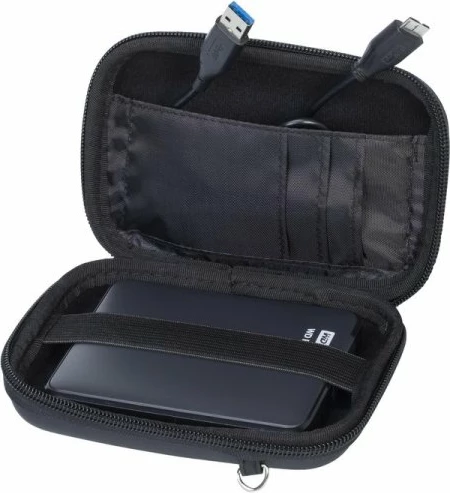 Çantë mbrojtëse për HDD ekstern/GPS RIVACASE 9101, 2.5\", EVA, me rrip, e zezë