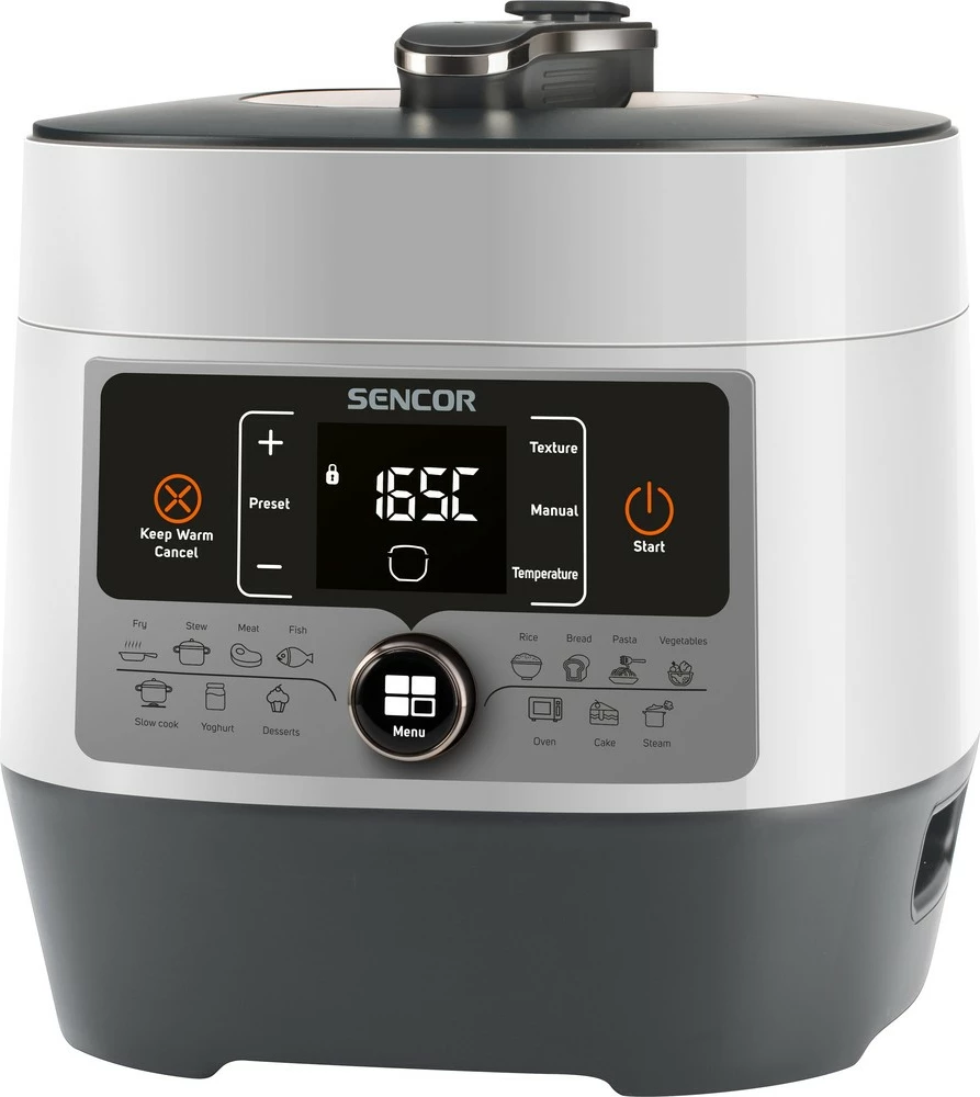 Tenxhere me presion Sencor SPR 3600WH, e bardhë, 5,7 l