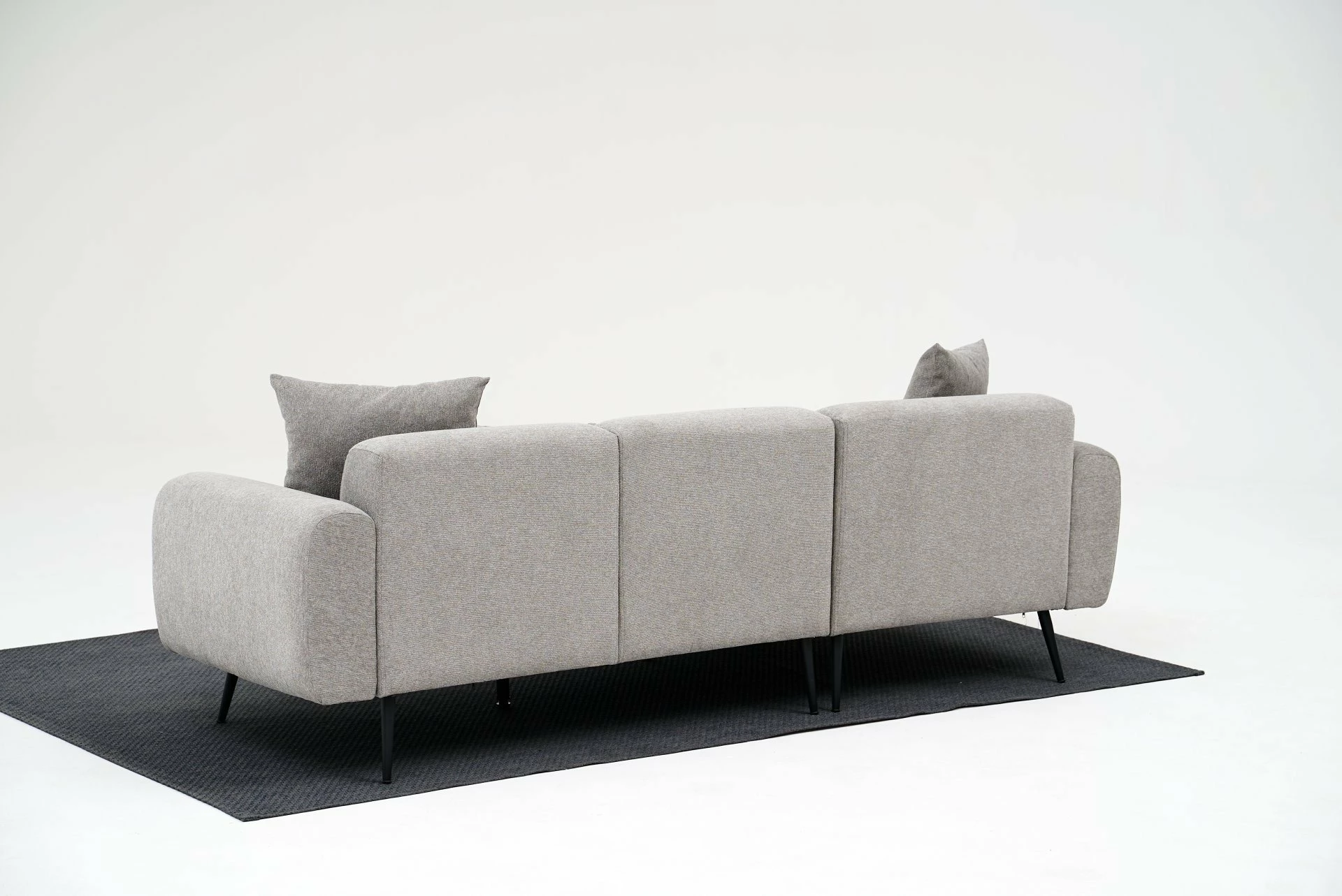 Këndare Atelier del Sofa, ana e djathtë, ngjyrë gri e çelët