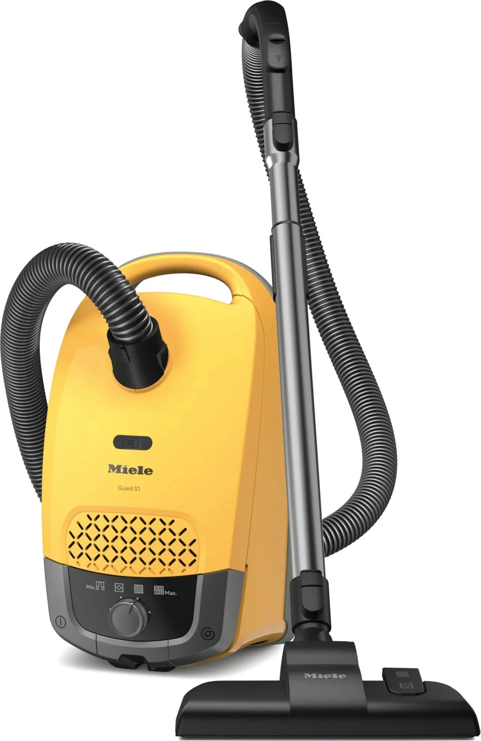 Fshesë me korrent Miele Guard S1 890W, grykë tapicerie/çarje, e verdhë