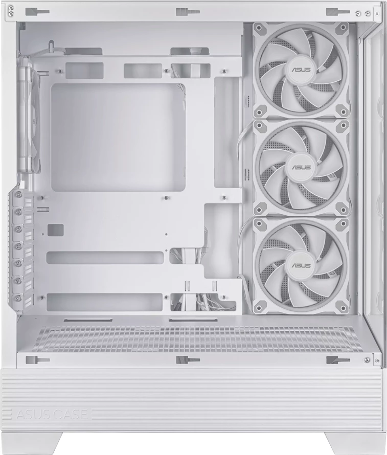 Kasë ASUS A31 PLUS ATX Midi Tower, tempered glass, 4x120mm ARGB fanë, radiator deri 360mm, GPU deri 380mm, e bardhë