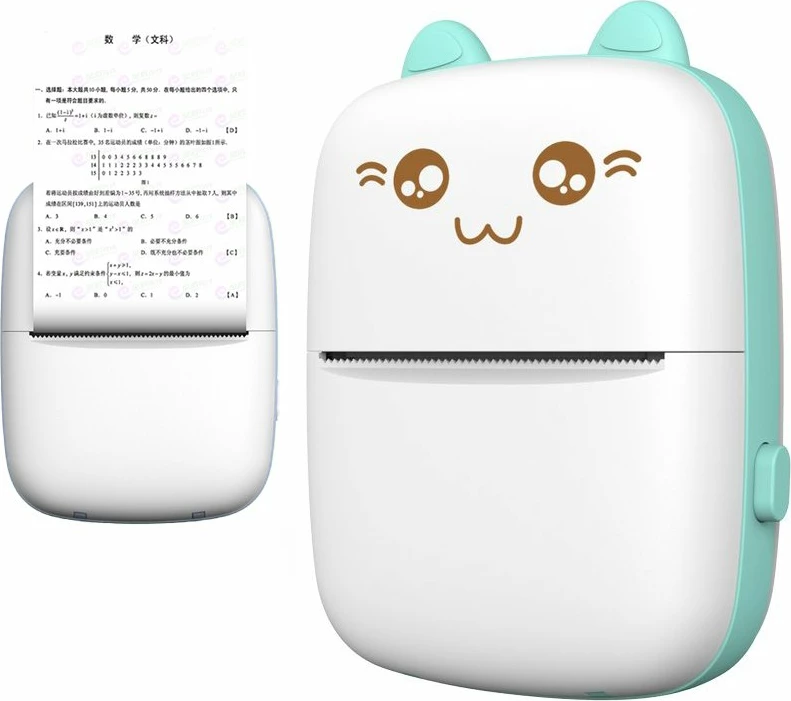 Printer termik mini Hurtel HURC9, Bluetooth, 1000mAh, Kaltër