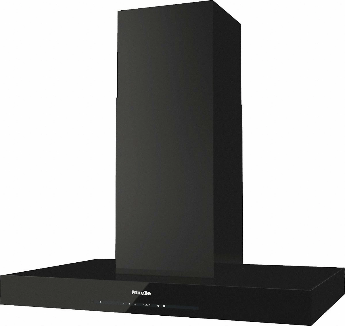 Aspirator ishulli Miele DA 6698 D Puristic Edition 6000 450 m³/h 89.8 cm, e zezë obsidian