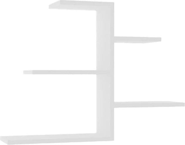 Raft muri Callum, ngjyrë e bardhë, 82.2x19.6x48cm