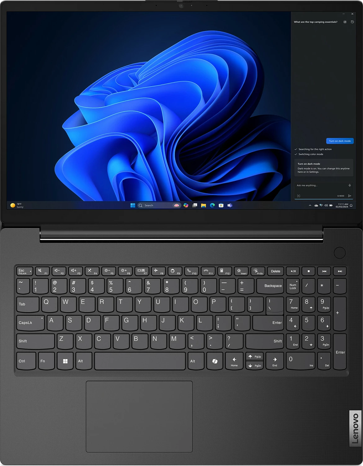 Kompjuter laptop Lenovo V15 G5 IRL, Intel Core 7, 16GB RAM, 512GB SSD, 15.6" FHD, Business Black