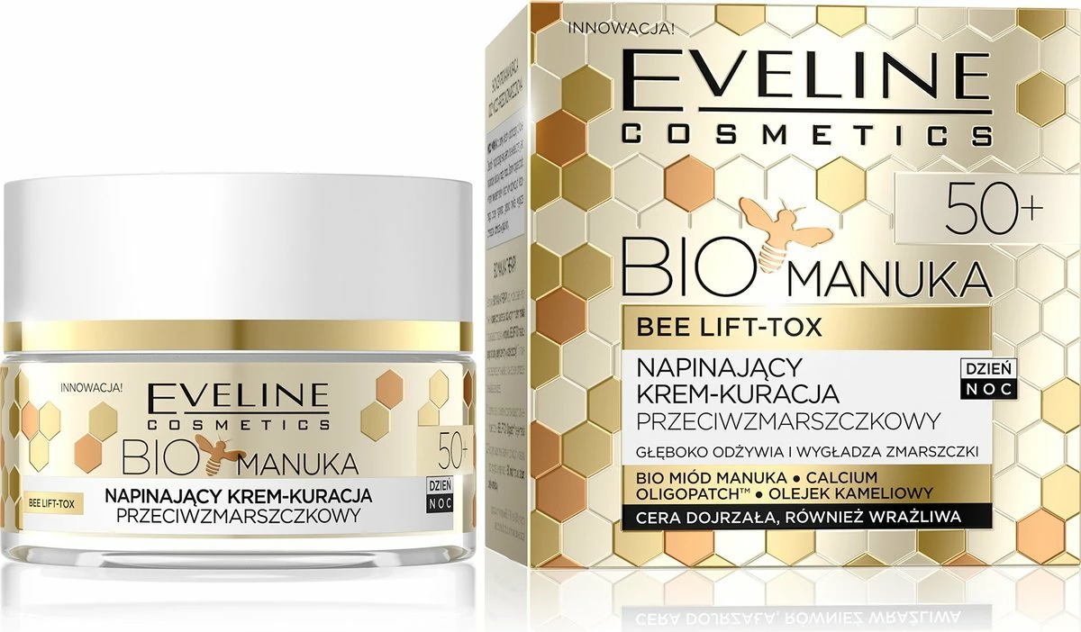 Krem kundër rrudhave për femra Eveline Cosmetics Bio Manuka 50+ 50ml