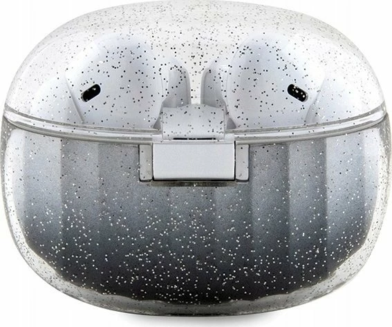 Kufje Guess GUTWSHDGKEEK TWS Bluetooth 5.3 me mikrofon, IPX4, USB-C, me kuti karikimi, të zeza