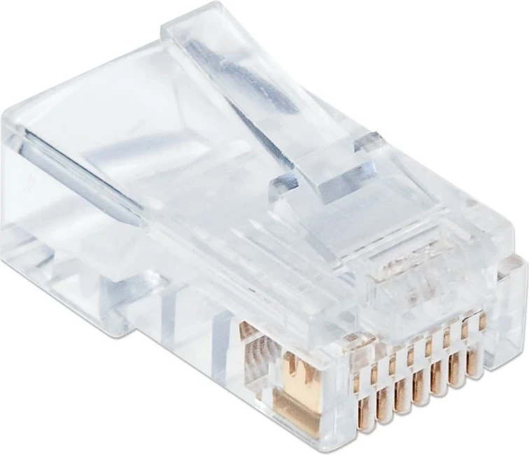Adapter Techly, RJ45 Cat5e UTP, transparent