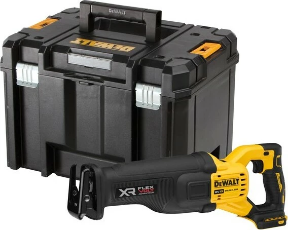 Sharrë reciproke DeWALT 18V, brushless, me bateri, zi/verdhë