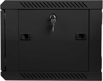 Kasë rrjeti Lanberg WF01-6406-10B, 19", 6U, 600x450mm, derë xhami, e zezë