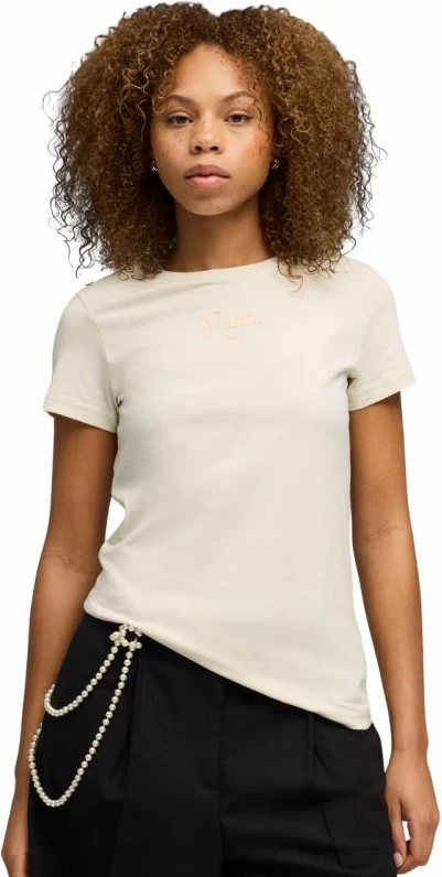 Maicë femra Puma ESS Script Tee 691760 87, bezhë