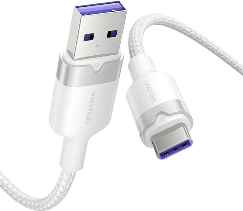 Kabllo USB 2.0 A në USB-C Vention CTOWH, 2m, e bardhë