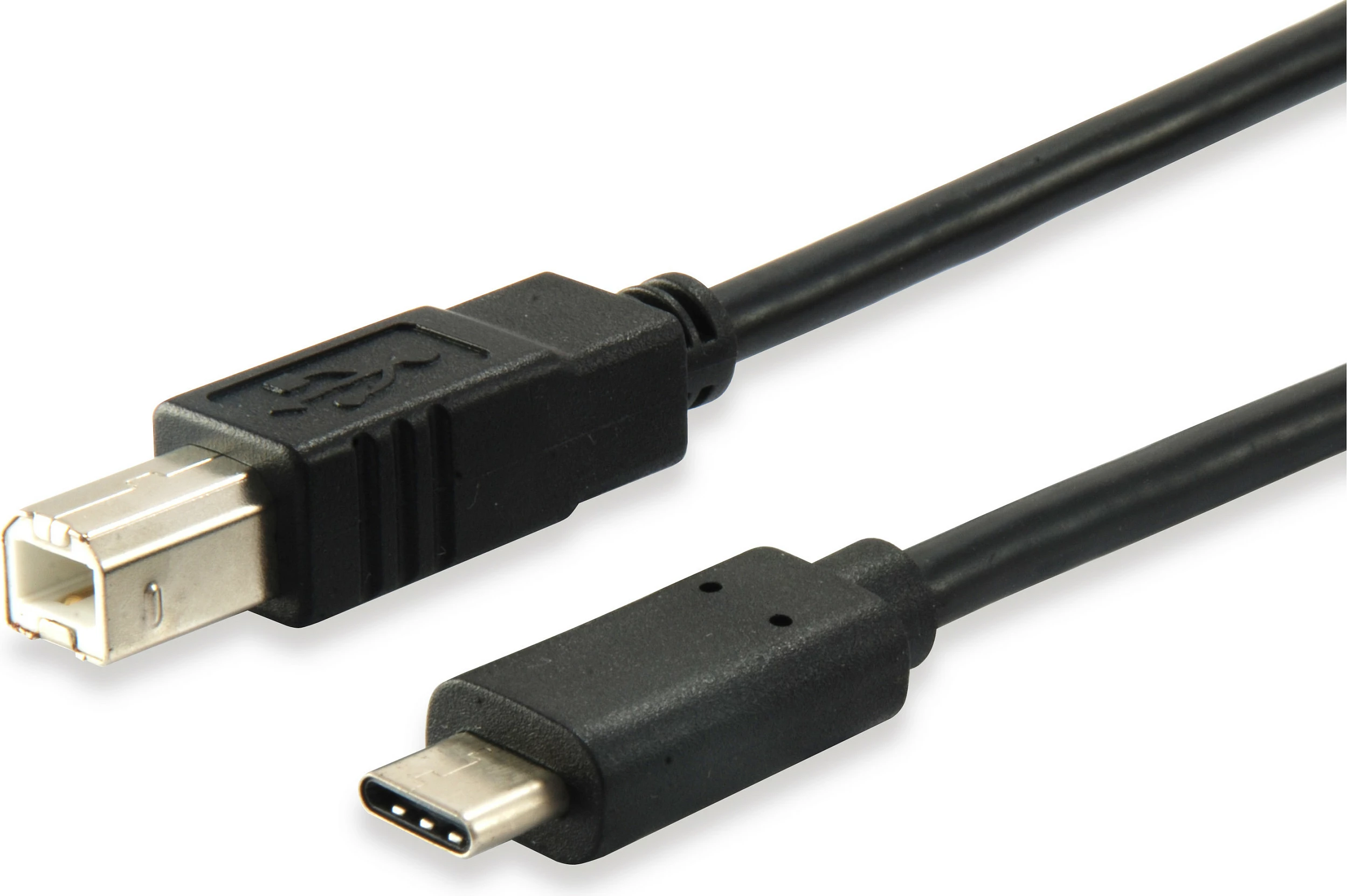 Kabllo USB 2.0 Type C në USB B Equip 1m, e zezë