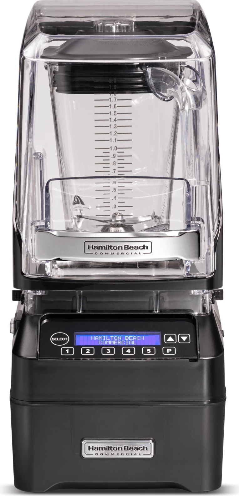 Blender komercial Hamilton Beach Commercial HBH755R-CE 64oz/2L me QuietBlend dhe Wave~Action, i zi